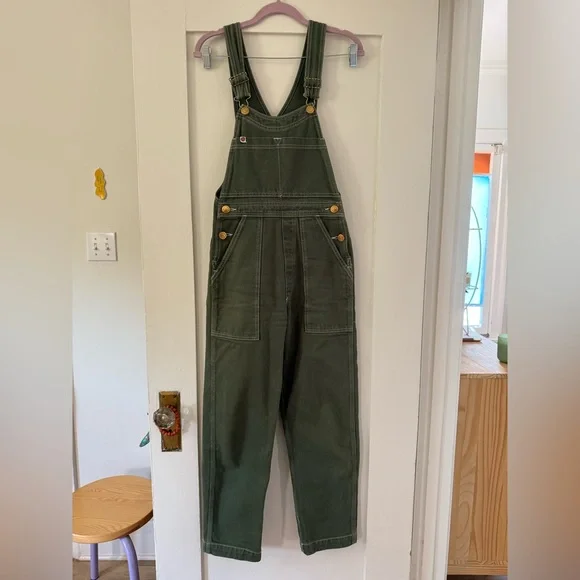 Big Bud Press Original Overalls in Dark Emerald Green size P - Picture 1 of 7